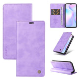 Ttianfa Compatible for IPhone 12 Mini Phone Cover Magnetic Wallet Shockproof Full Body Protective Cover Anti-Scratch Stand Case for Women Men+2x Screen Protector-Purple